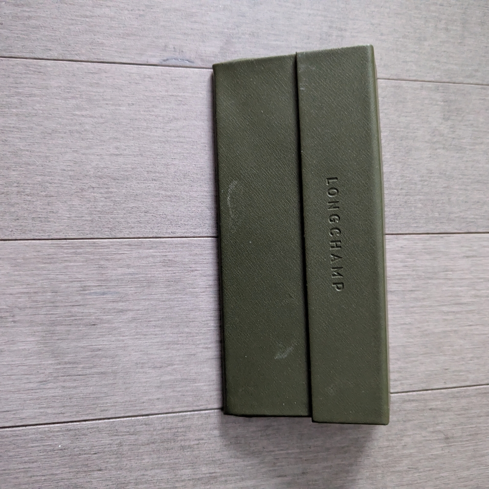 Longchamp Dark Green Eyewear  Glasses Case